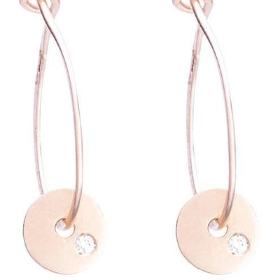 Small Hoop Earrings Jewelry Helen Ficalora 14k Rose Gold