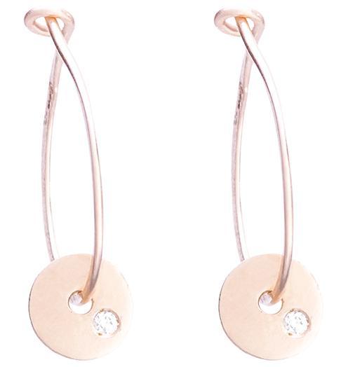 Small Hoop Earrings Jewelry Helen Ficalora 14k Rose Gold