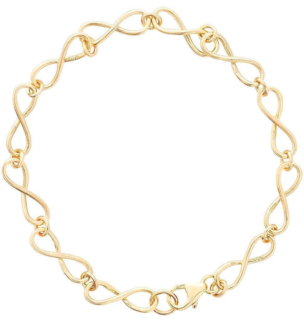 Helen Ficalora Small Infinity Chain Bracelet in 14K Yellow Gold
