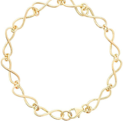 18ct Yellow Gold Infinity Bangle | Auric Jewellery