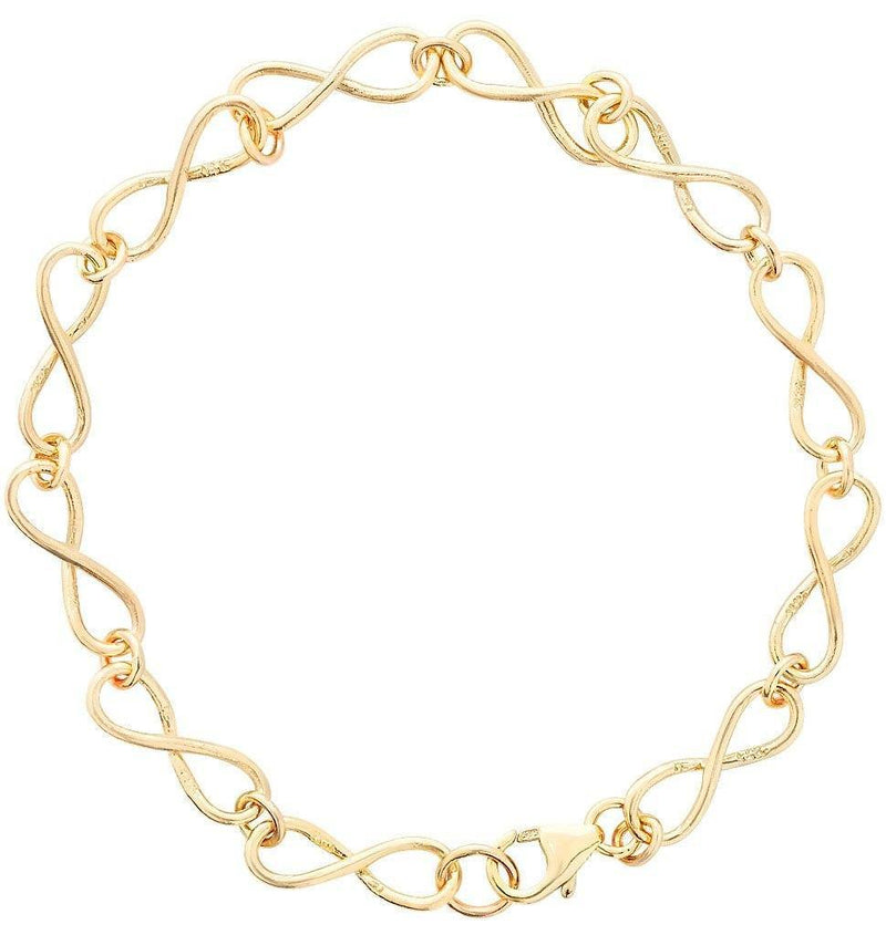 Helen Ficalora Small Infinity Chain Bracelet in 14K Yellow Gold