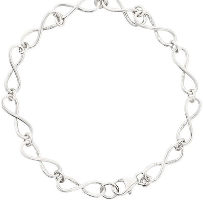 Helen Ficalora Small Infinity Chain Bracelet in Sterling Silver