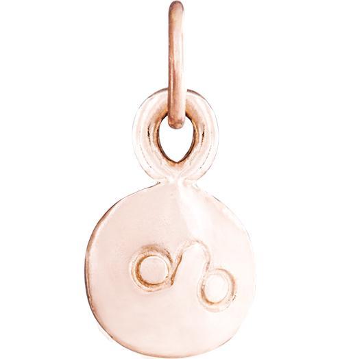 Small Leo Zodiac Charm Jewelry Helen Ficalora 14k Pink Gold