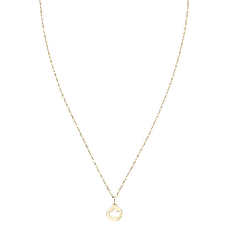 Small Maple Leaf Cutout Charm Jewelry Helen Ficalora 