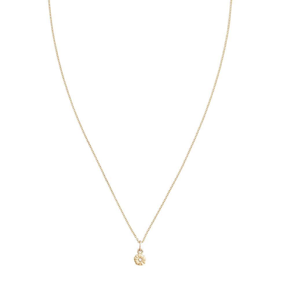 Small Montauk Daisy Flower Charm With Diamond Jewelry Helen Ficalora For Necklaces And Bracelets