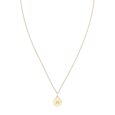 Helen Ficalora Small 14K Gold Dog Paw Pendant