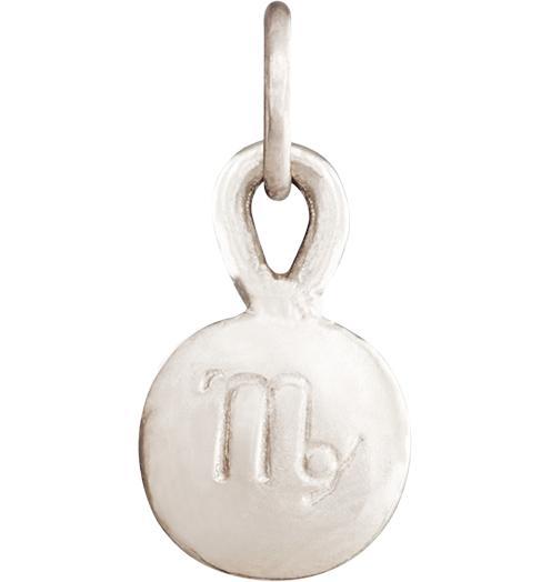 Small Virgo Zodiac Charm Jewelry Helen Ficalora 14k White Gold