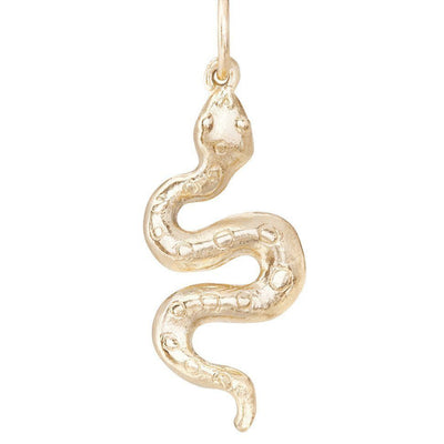 Helen Ficalora 14k Solid Gold Snake Charm