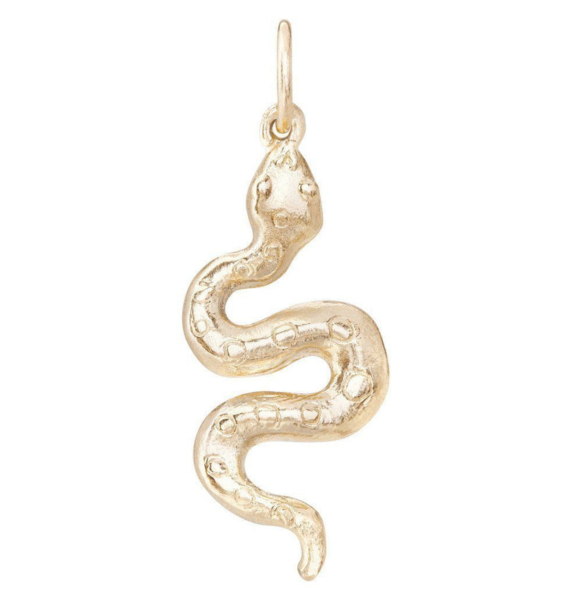 Helen Ficalora 14k Solid Gold Snake Charm