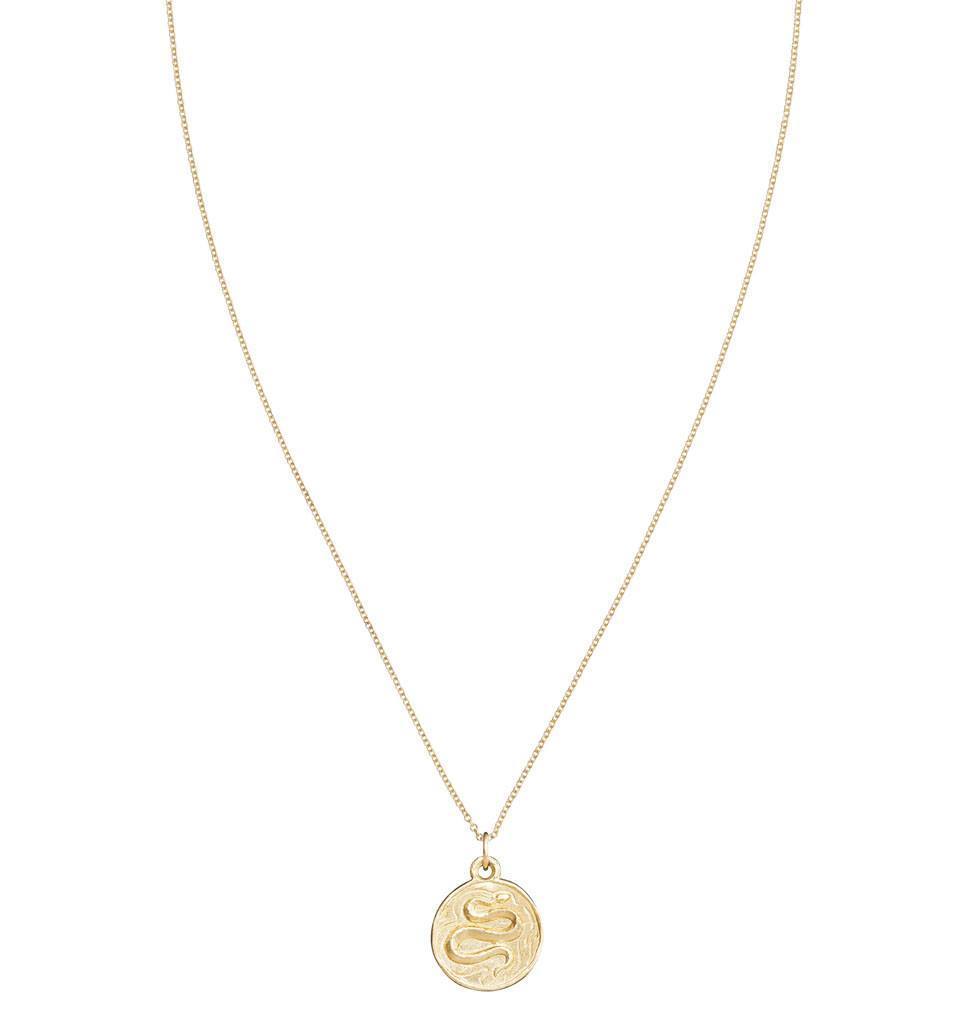 Snake Coin Charm Jewelry Helen Ficalora 