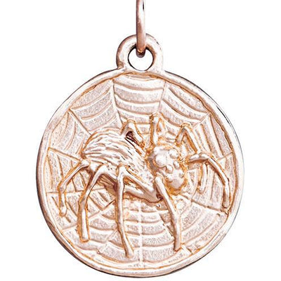 Spider Coin Charm Jewelry Helen Ficalora 14k Pink Gold