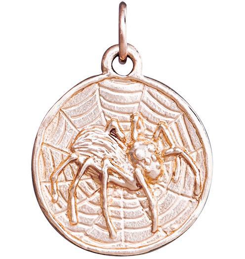 Spider Coin Charm Jewelry Helen Ficalora 14k Pink Gold