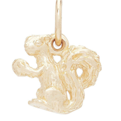 Squirrel Mini Charm Jewelry Helen Ficalora 14k Yellow Gold