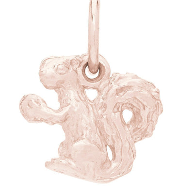 Squirrel Mini Charm Jewelry Helen Ficalora 14k Pink Gold