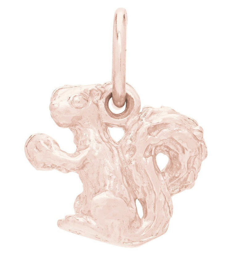 Squirrel Mini Charm Jewelry Helen Ficalora 14k Pink Gold