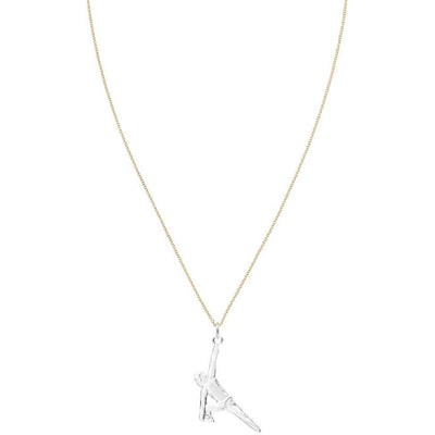 Standing Triangle Pose Yoga Charm Jewelry Helen Ficalora 