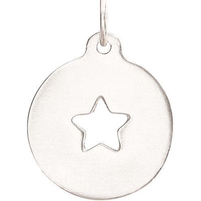 Star Cutout Charm Jewelry Helen Ficalora 14k White Gold