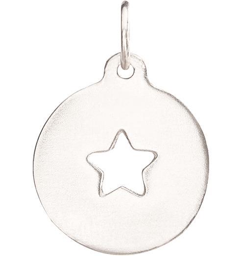 Star Cutout Charm Jewelry Helen Ficalora 14k White Gold