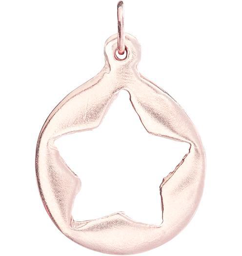 Star Cutout Medium Charm Jewelry Helen Ficalora 14k Pink Gold