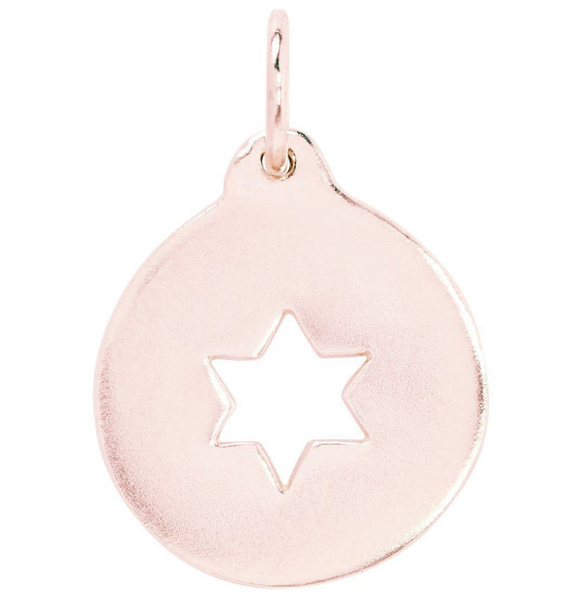 Helen Ficalora 14k Rose Gold Star of David Pendant
