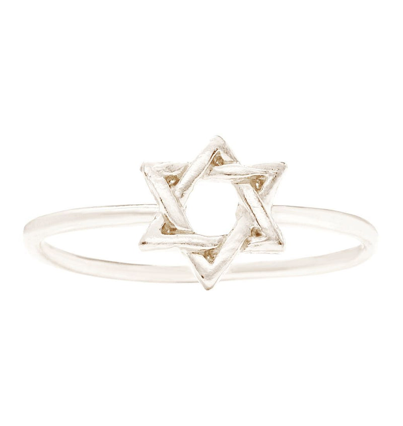 Star Of David Stacking Ring Jewelry Helen Ficalora 14k White Gold 6