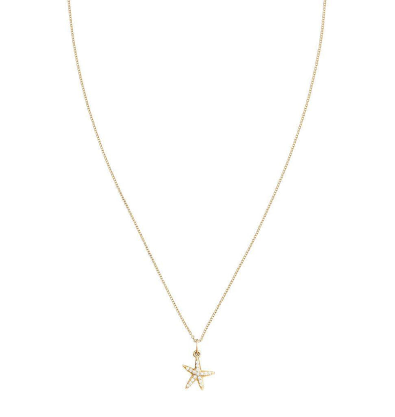 Starfish Mini Charm Pave Diamonds For Necklaces And Bracelets – Helen ...