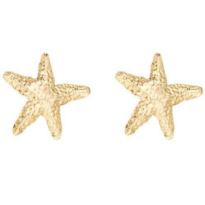Starfish Stud Earrings Jewelry Helen Ficalora 14k Yellow Gold