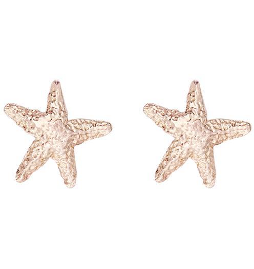 Starfish Stud Earrings Jewelry Helen Ficalora 14k Pink Gold