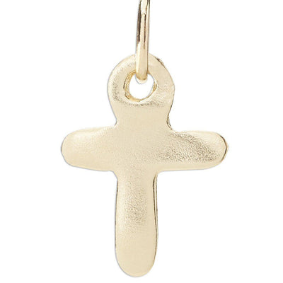 "T" Bubble Letter Charm Jewelry Helen Ficalora 14k Yellow Gold