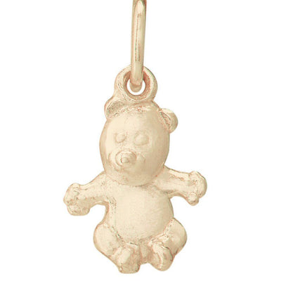 Teddy Bear Mini Charm Jewelry Helen Ficalora 14k Yellow Gold