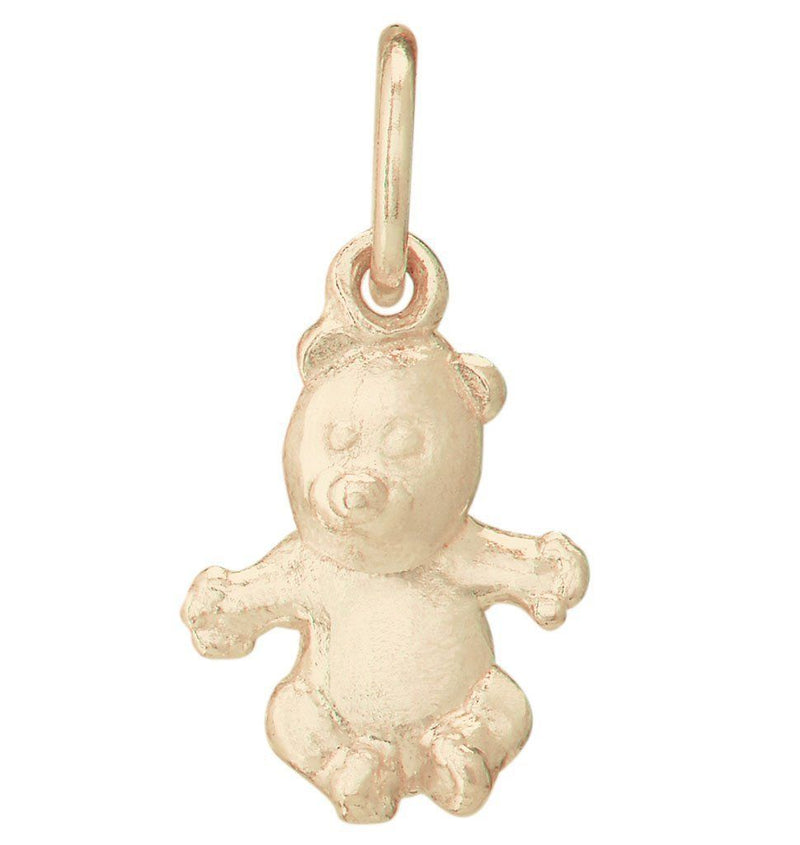 Teddy Bear Mini Charm Jewelry Helen Ficalora 14k Yellow Gold