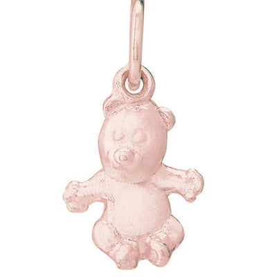 Teddy Bear Mini Charm Jewelry Helen Ficalora 14k Pink Gold