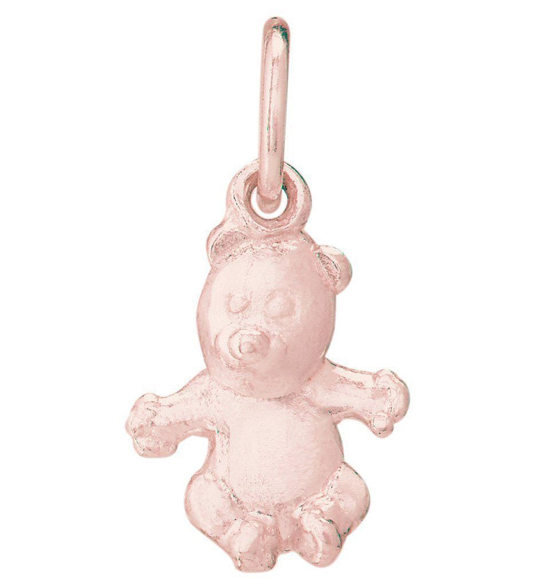 Teddy Bear Mini Charm Jewelry Helen Ficalora 14k Pink Gold