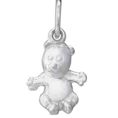 Teddy Bear Mini Charm Jewelry Helen Ficalora Sterling Silver 