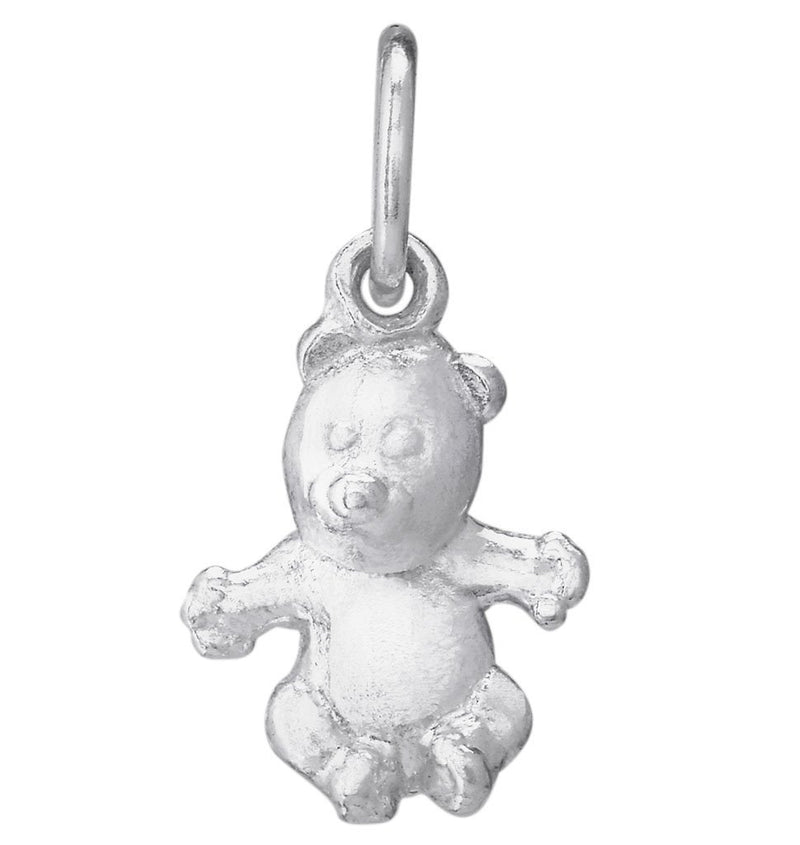 Teddy Bear Mini Charm Jewelry Helen Ficalora Sterling Silver 