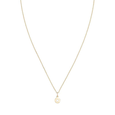 Tiny Heart Cutout Charm Jewelry Helen Ficalora 