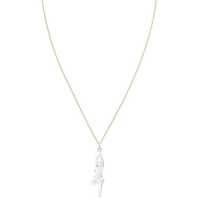 Tree Pose Yoga Charm Jewelry Helen Ficalora 