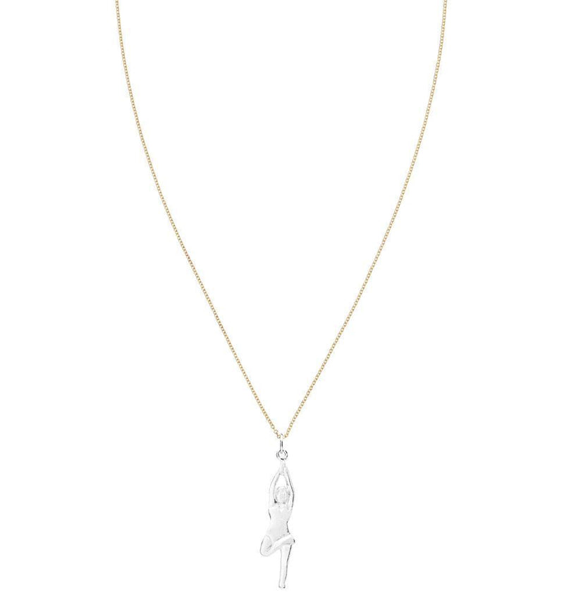 Tree Pose Yoga Charm Jewelry Helen Ficalora 