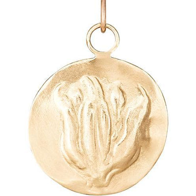Tulip Repouss̩e Charm Jewelry Helen Ficalora 14k Yellow Gold