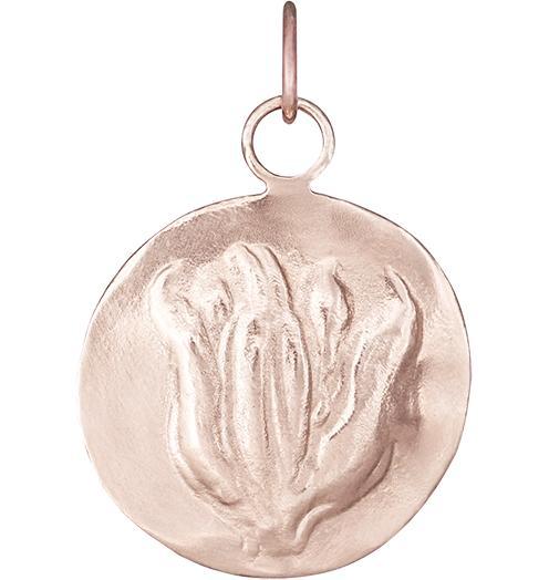 Tulip Repouss̩e Charm Jewelry Helen Ficalora 14k Pink Gold