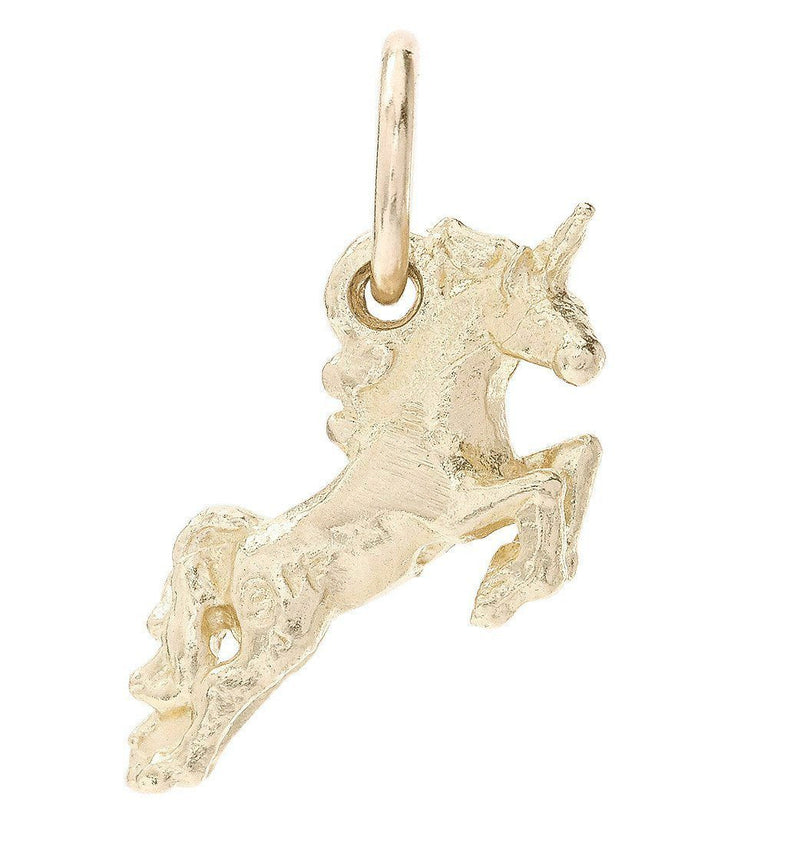 Unicorn Mini Charm Jewelry Helen Ficalora 14k Yellow Gold