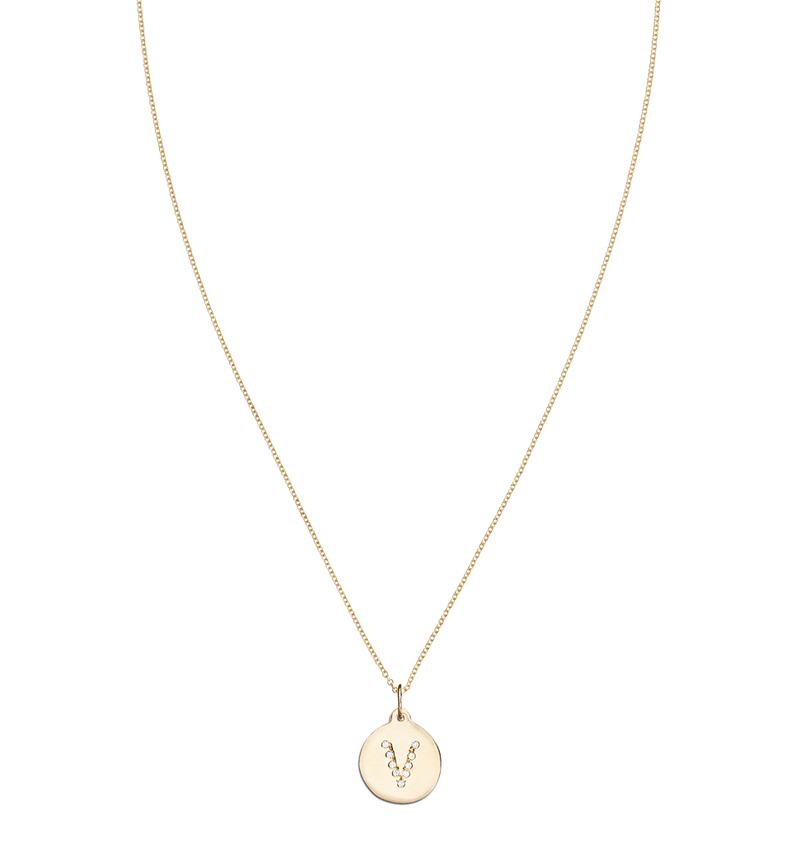 "V" Alphabet Charm Pave Diamonds -  - Jewelry - Helen Ficalora - 4