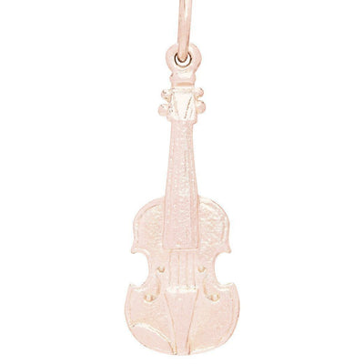 Violin Mini Charm Jewelry Helen Ficalora 14k Pink Gold