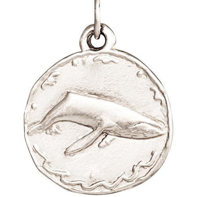 Whale Coin Charm Jewelry Helen Ficalora 14k White Gold