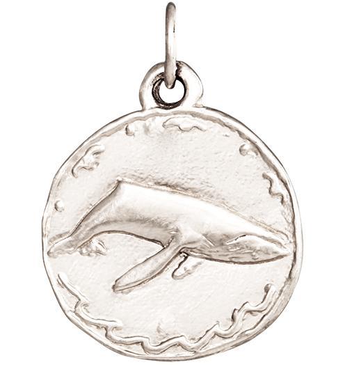Whale Coin Charm Jewelry Helen Ficalora 14k White Gold