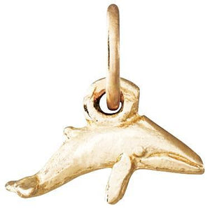 Whale Mini Charm Jewelry Helen Ficalora 14k Yellow Gold