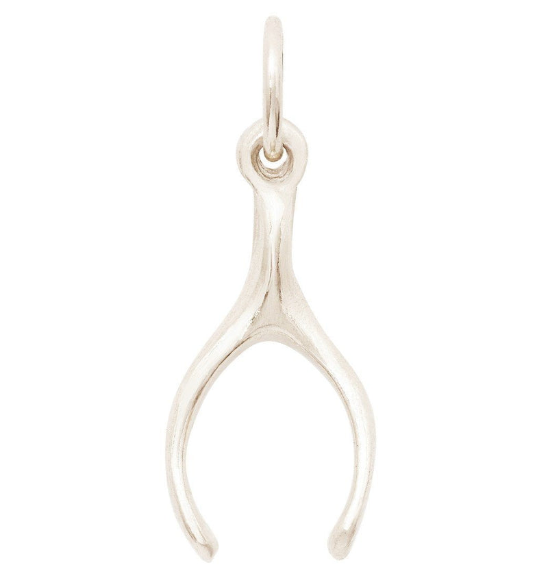 Helen Ficalora Gold Wishbone Charm