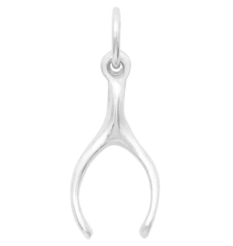 Helen Ficalora Gold Wishbone Charm