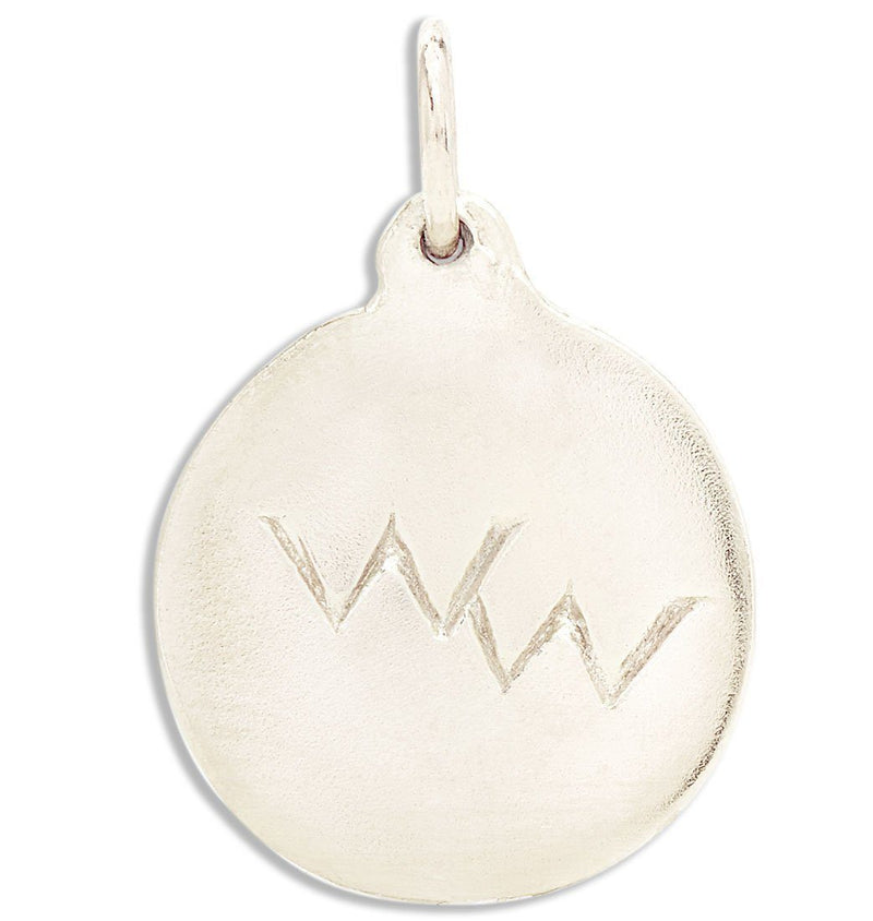 Wonderful Woman Disk Charm Jewelry Helen Ficalora 14k White Gold