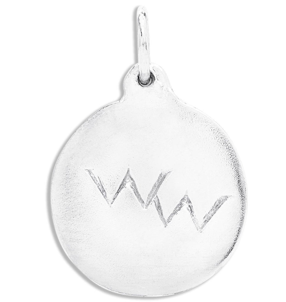 Wonderful Woman Disk Charm Jewelry Helen Ficalora Sterling Silver 